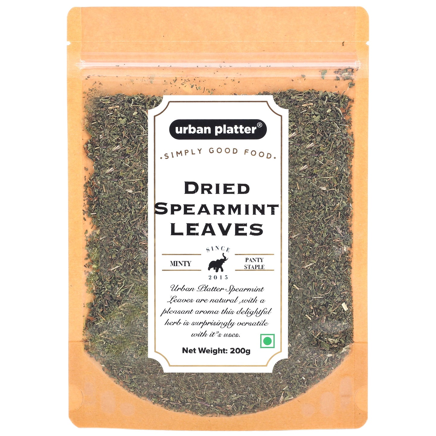 Urban Platter Dried Spearmint Leaves - 200 gms