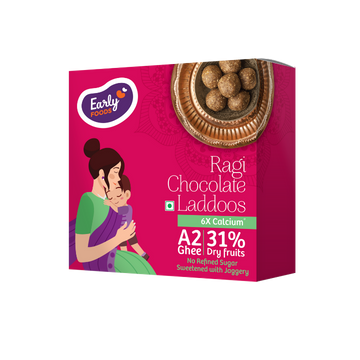 Ragi Chocolate A2 Ghee Laddoos