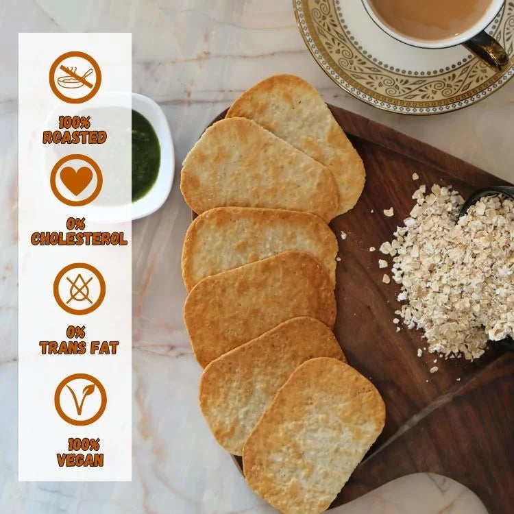 Roasted Oats Pocket Khakhra Snack