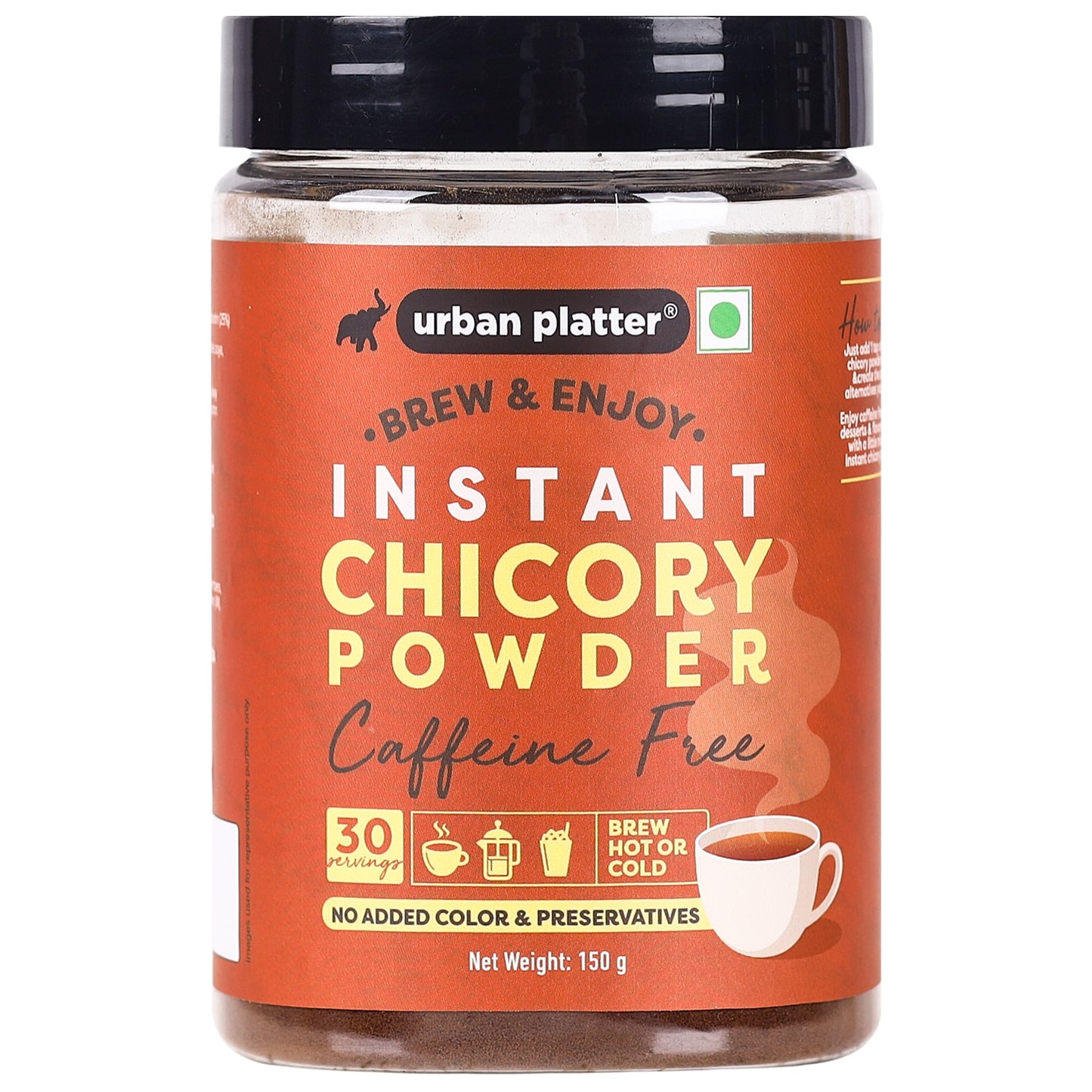 Urban Platter Instant Chicory Root Powder - 150 gms