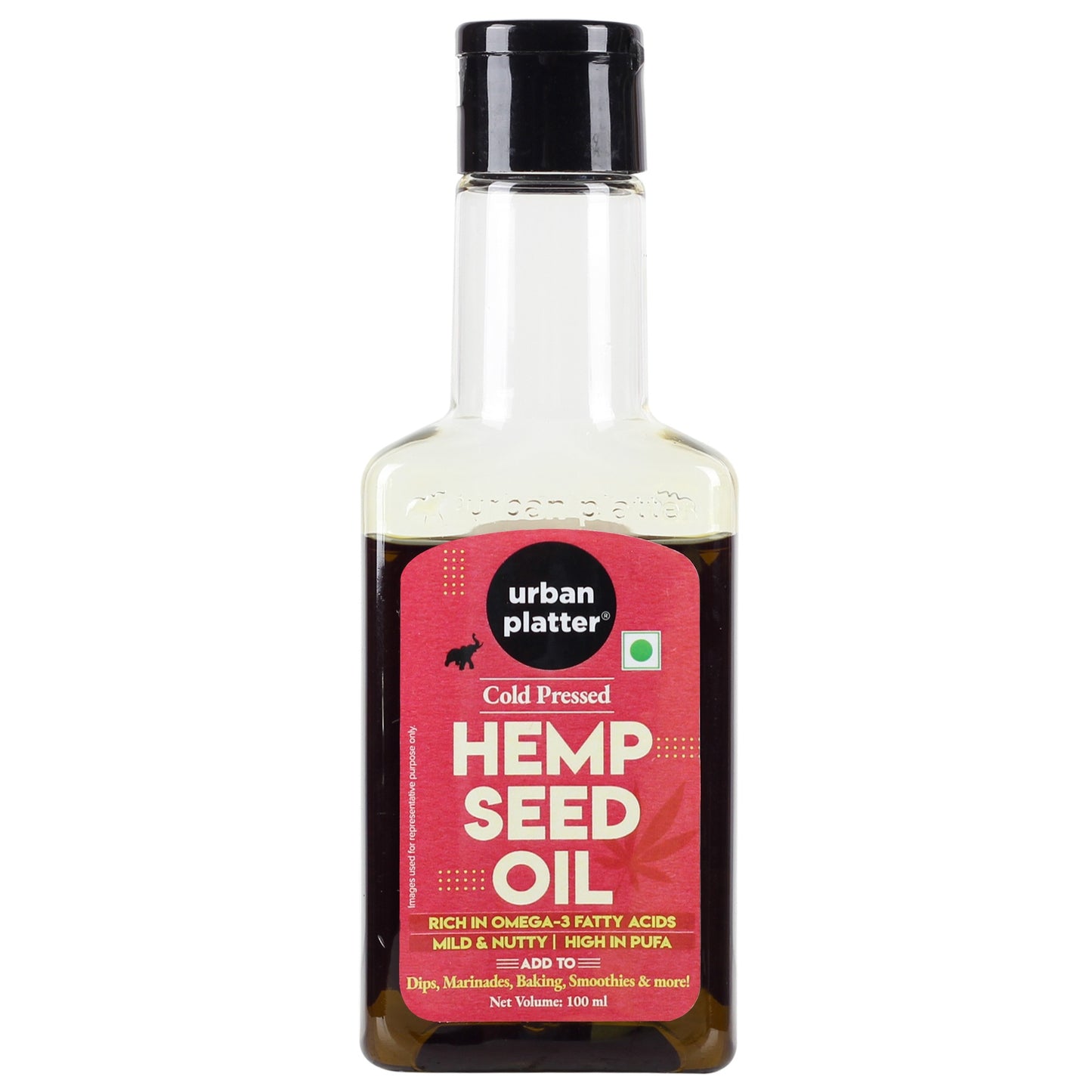 Urban Platter Cold Pressed Hemp Seed Oil - 100 ml