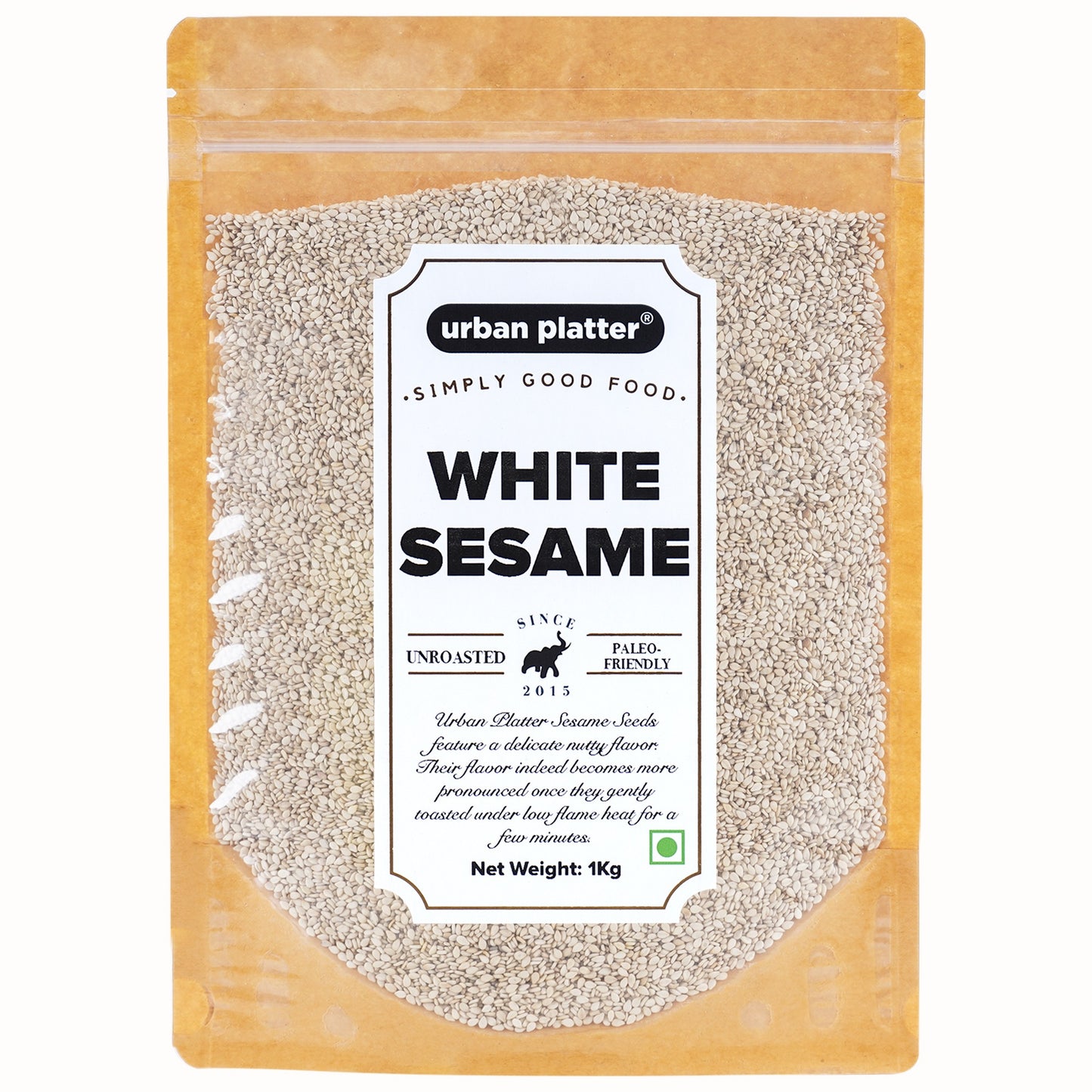 Urban Platter White Sesame (Til) Seeds - 1 kg