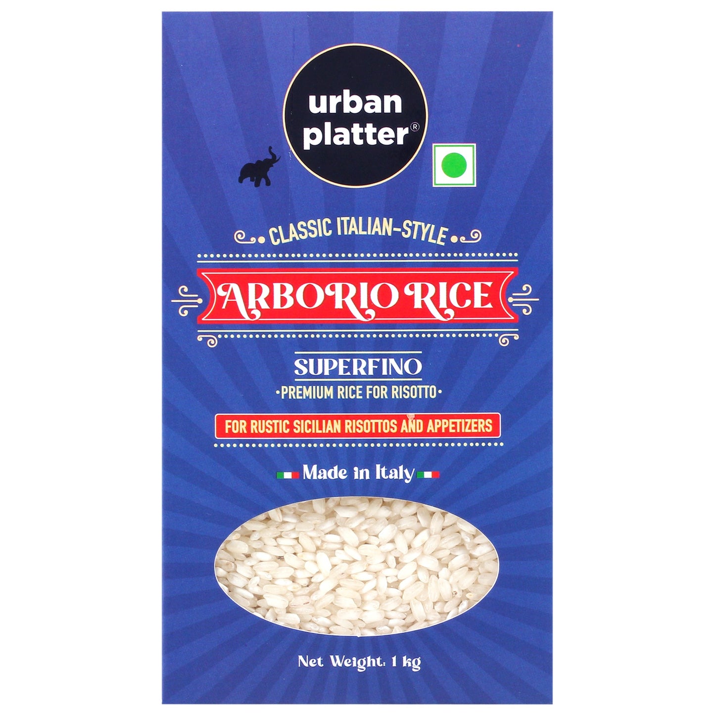 Urban Platter Italian Arborio Rice - 1 kg