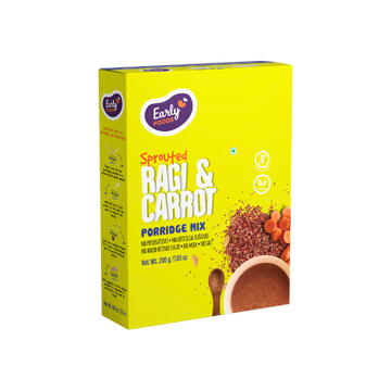 Sprouted Ragi Carrot Porridge Mix