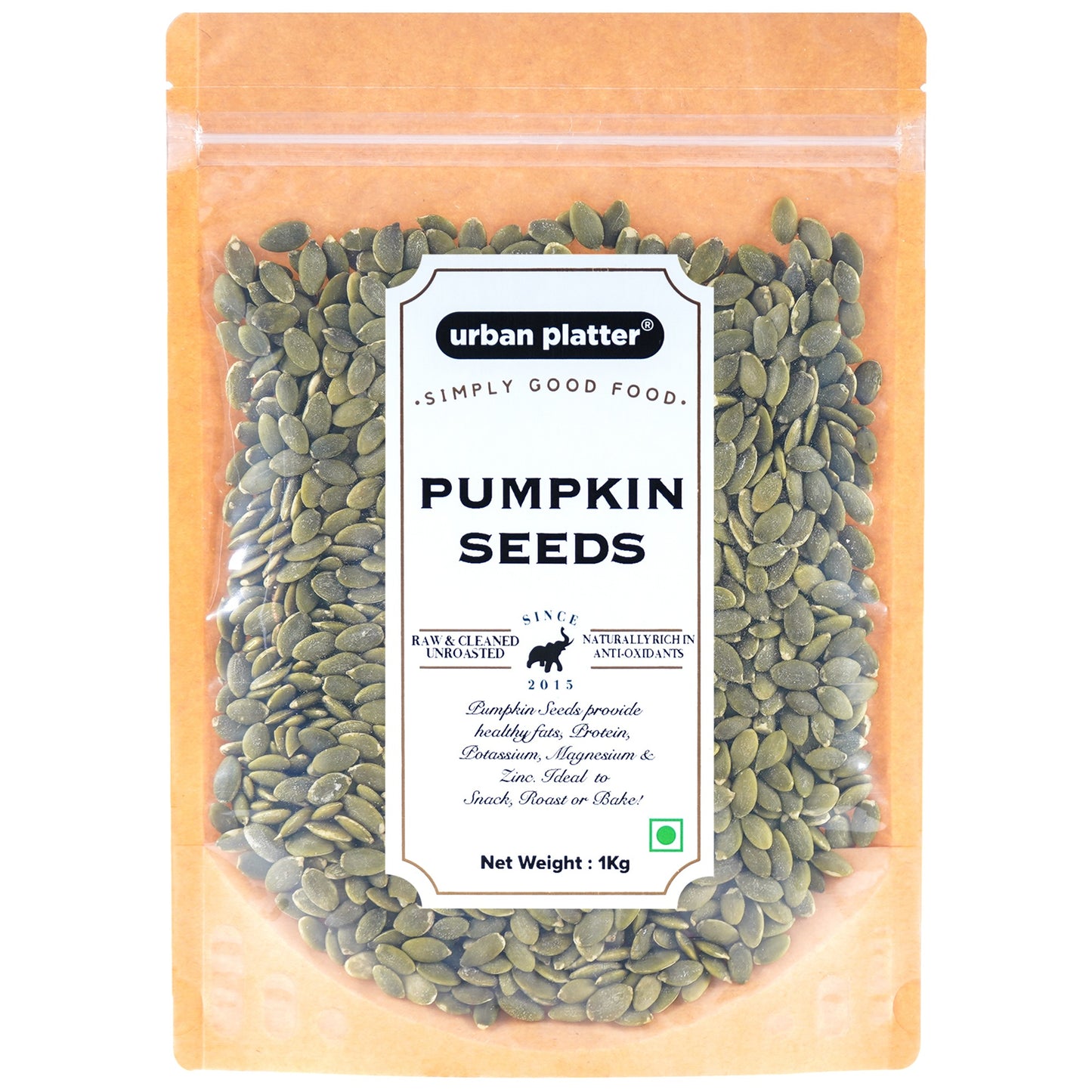 Urban Platter Raw Pumpkin Seeds - 1 kg