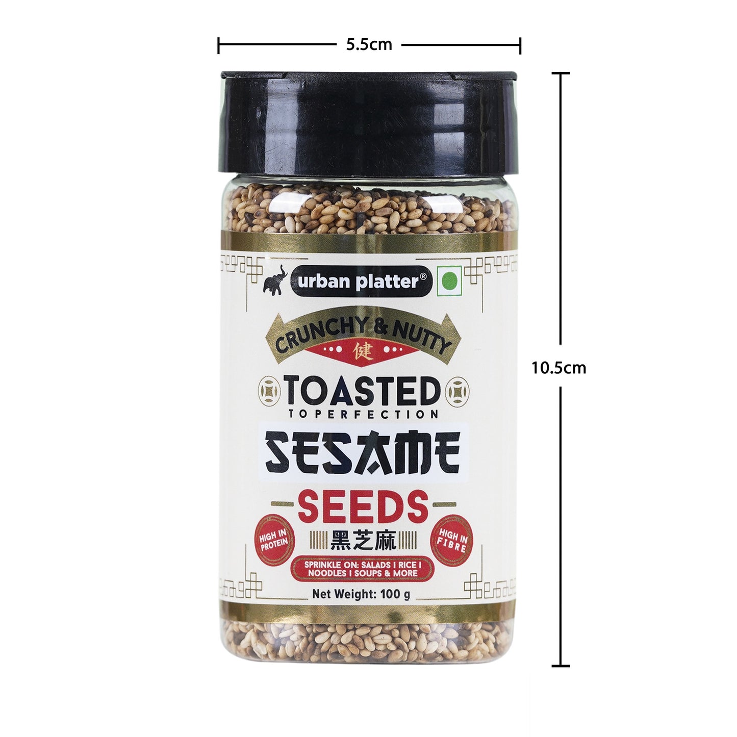 Urban Platter Toasted Sesame Seeds - 100 gms