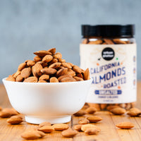 Urban Platter Roasted Unsalted California Almonds - 200 gms