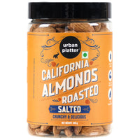 Urban Platter Roasted Salted California Almonds - 200 gms