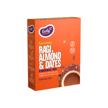 Sprouted Ragi Almond Date Porridge Mix