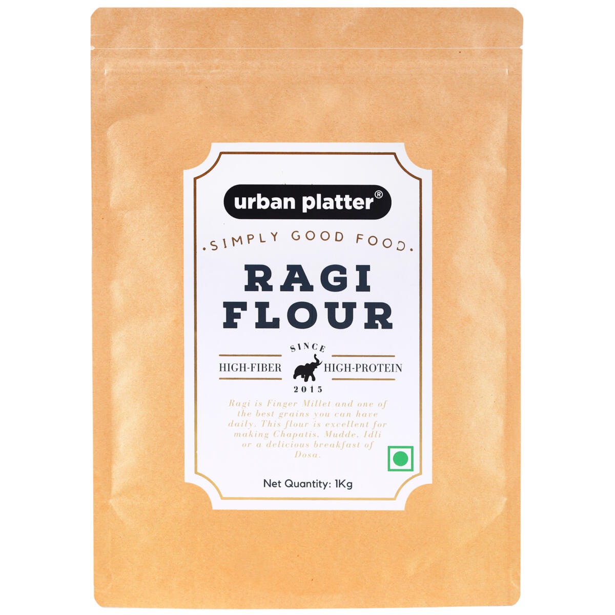 Urban Platter Ragi Flour (Nachani) - 1 kg