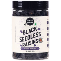 Urban Platter Seedless Black Raisins - 250 gms