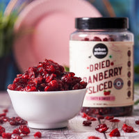 Urban Platter Dried Sliced Cranberries - 500 gms