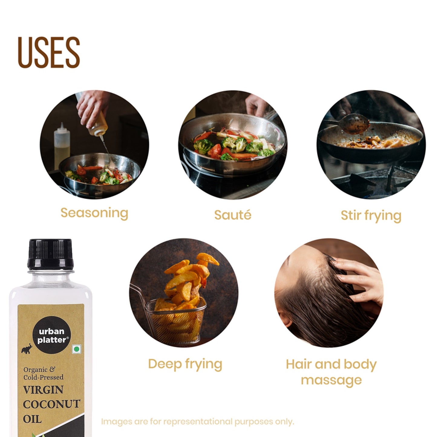 Urban Platter Virgin Coconut Oil - 500 ml