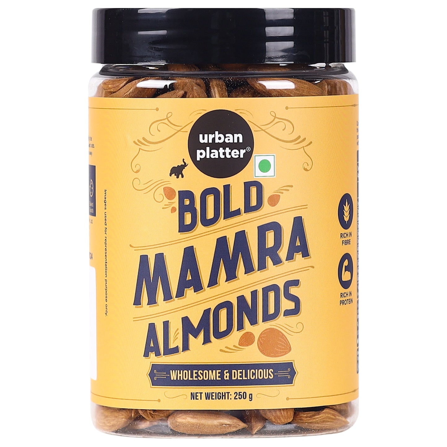 Urban Platter Mamra Almonds - 250 gms