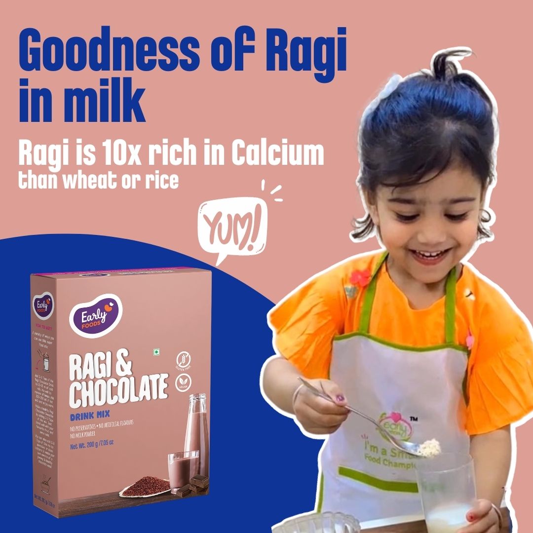 Ragi & Chocolate Drink Mix