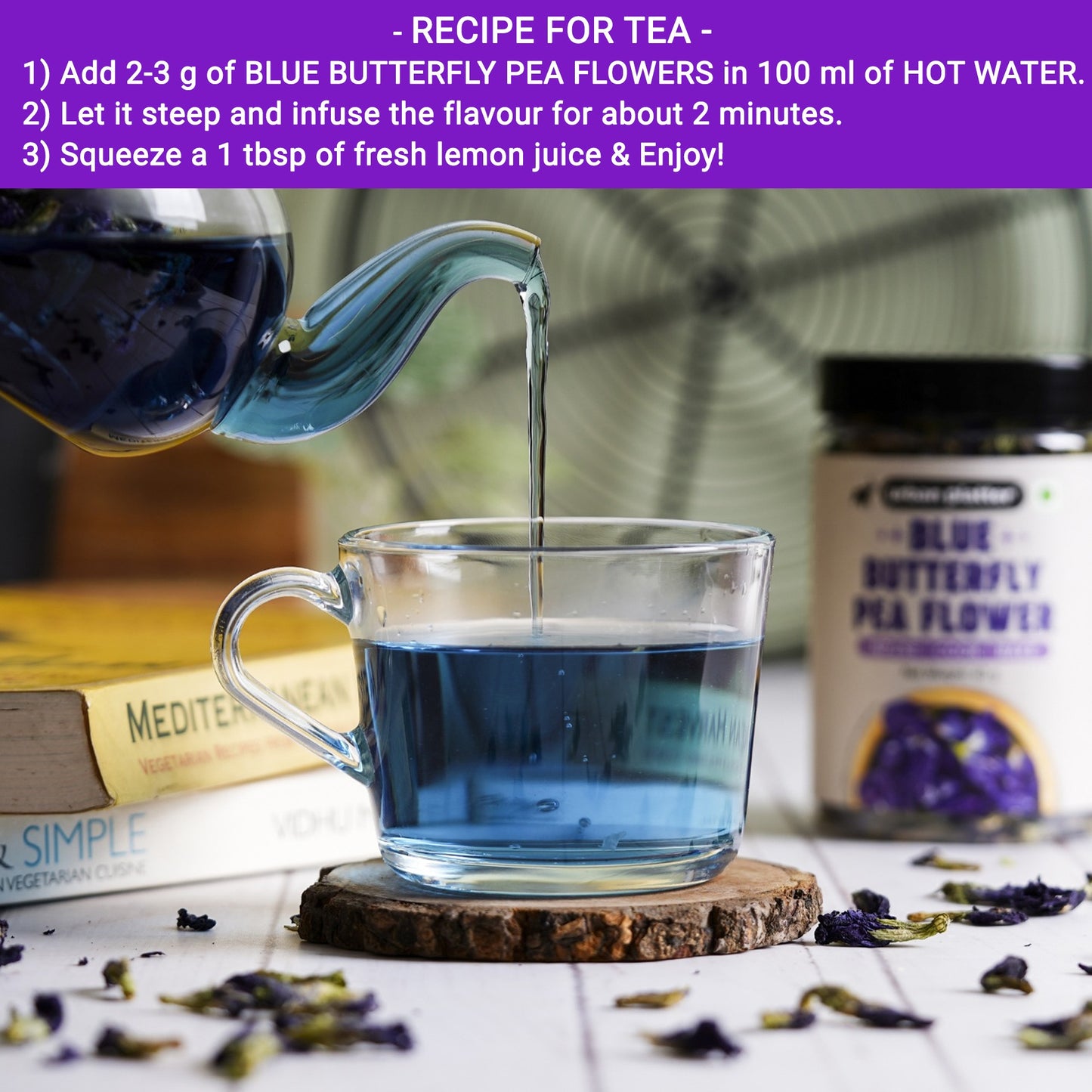 Urban Platter Blue Butterfly Pea Flower - 250 gms