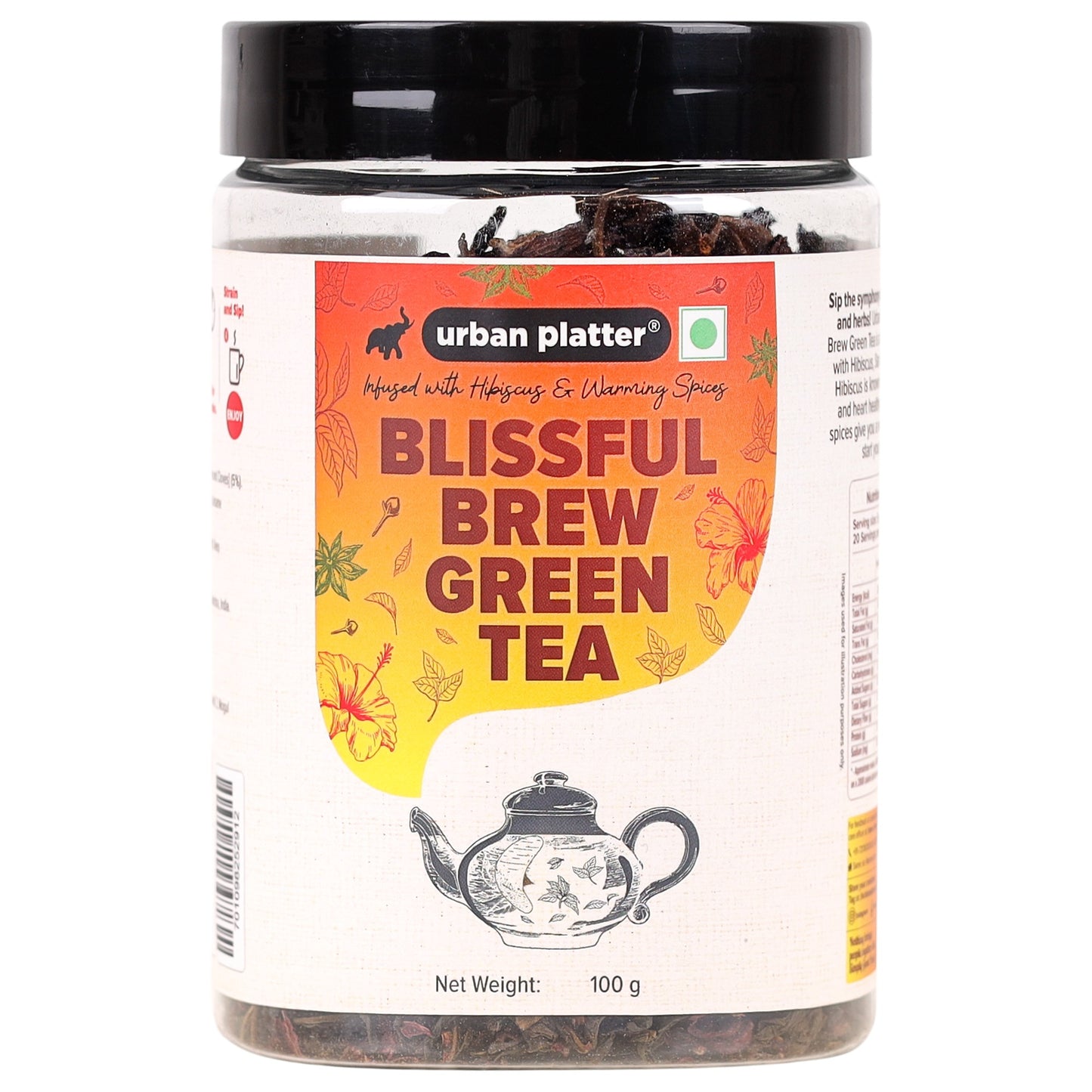 Urban Platter Blissful Brew Green Tea - 100 gms