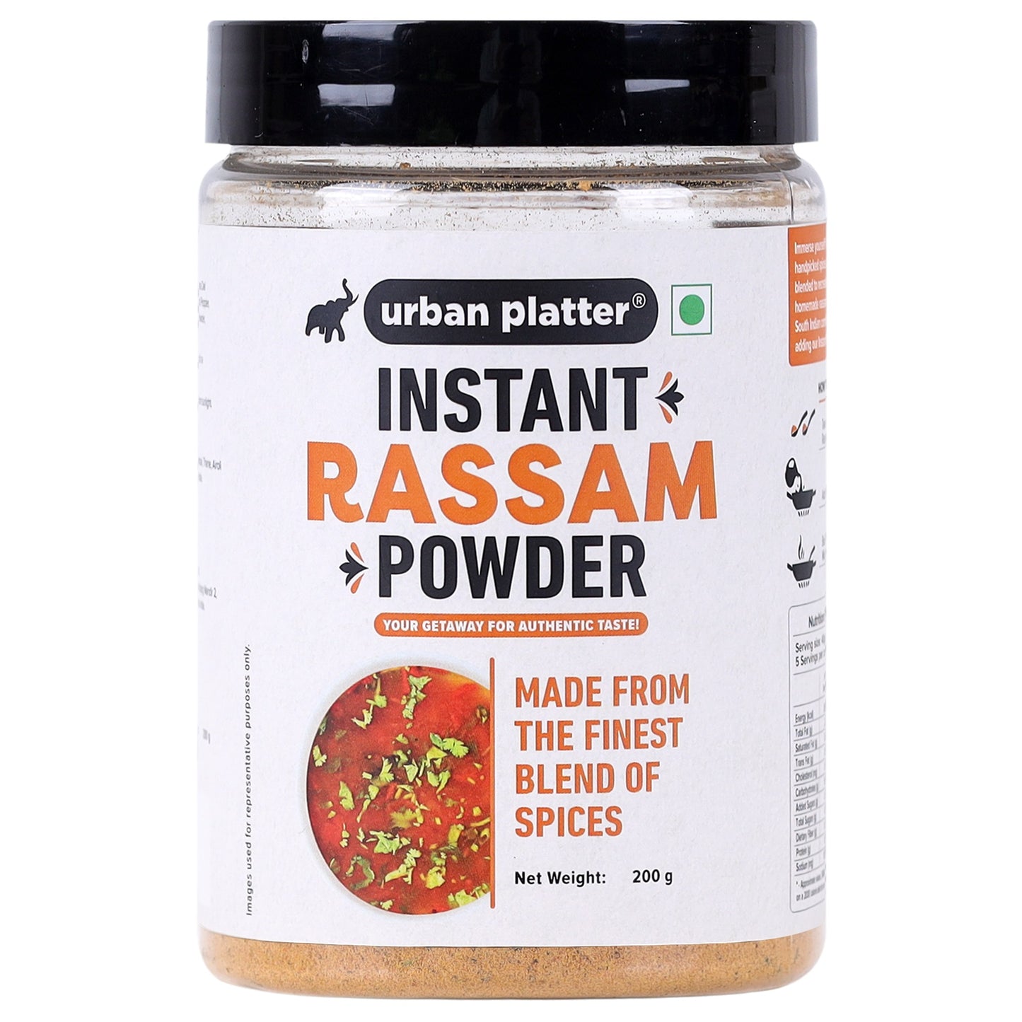 Urban Platter South Indian Style Instant Rassam Powder - 200 gms