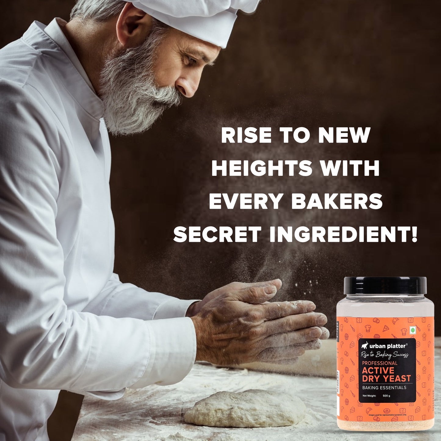 Urban Platter Baker’s Active Dry Yeast - 500 gms