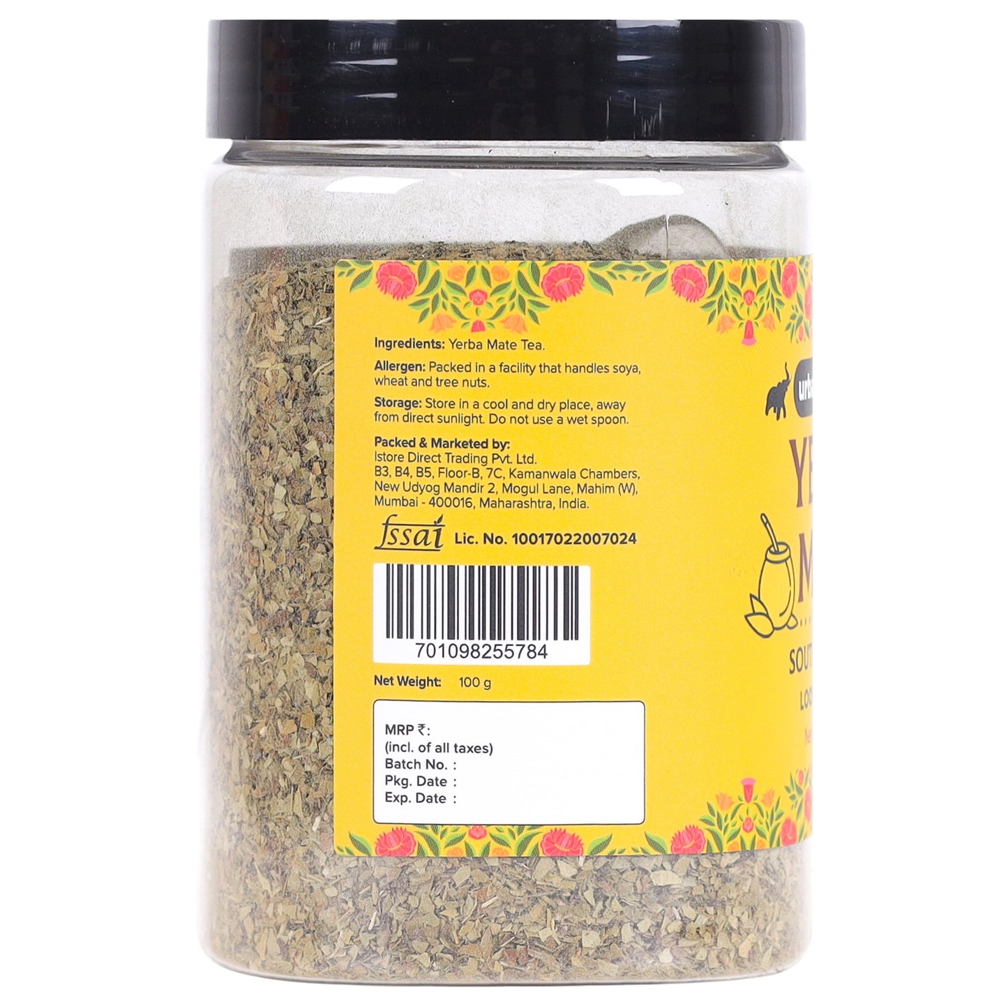 Urban Platter Yerba Mate Tea - 100 gms