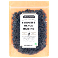 Urban Platter Seedless Black Afghan Raisins - 1 kg