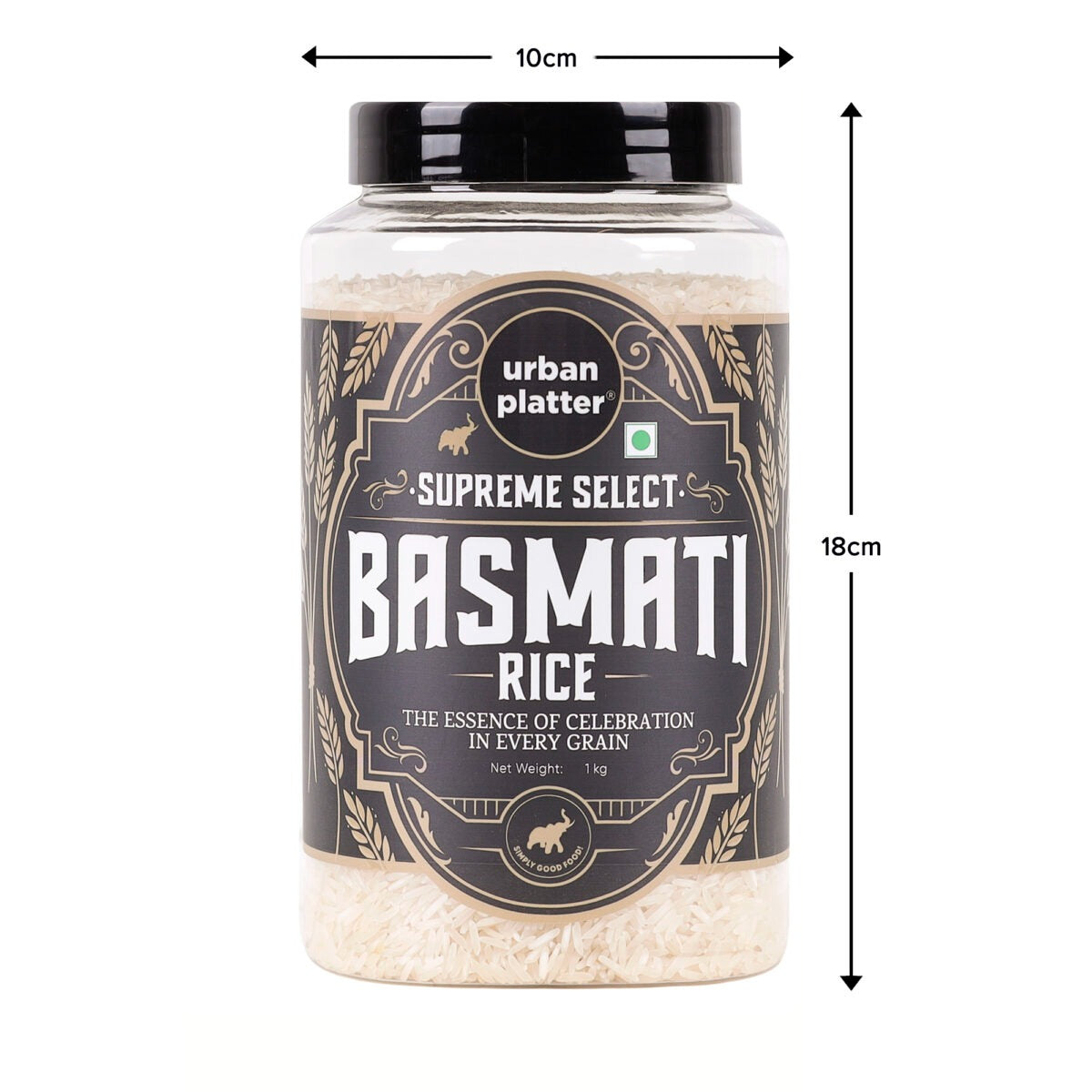 Urban Platter Supreme Select Basmati Rice - 1 kg