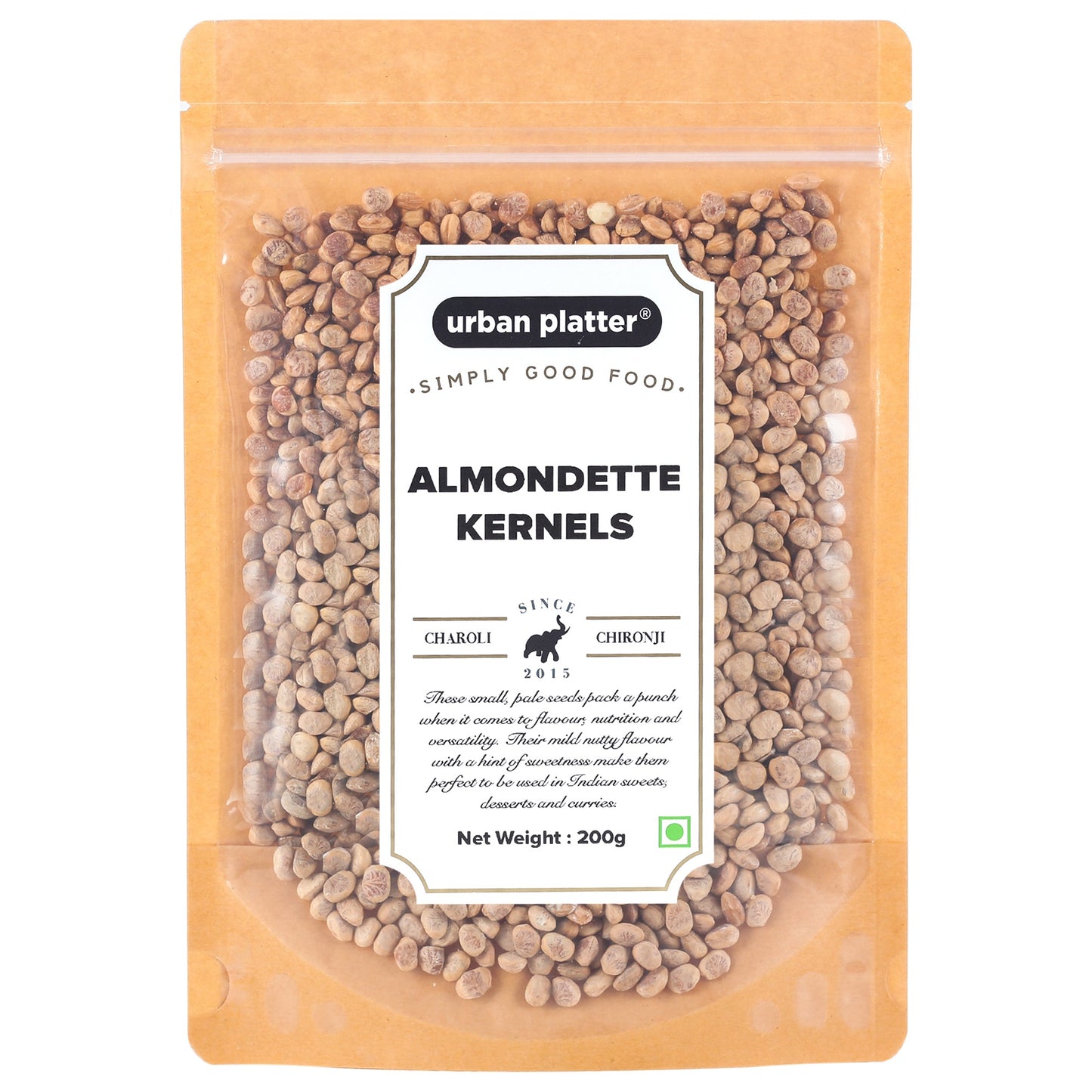 Urban Platter Almondette Kernels (Charoli or Chironji) - 200 gms