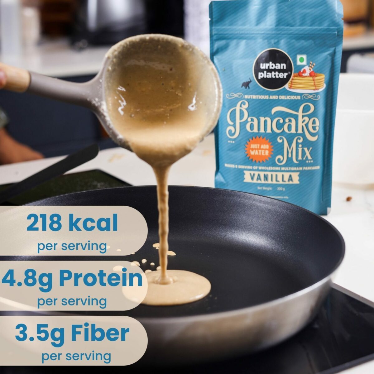 Urban Platter Vanilla Pancake Mix - 300 gms