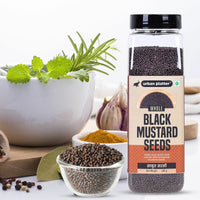 Urban Platter Whole Black Mustard seeds - 600 gms