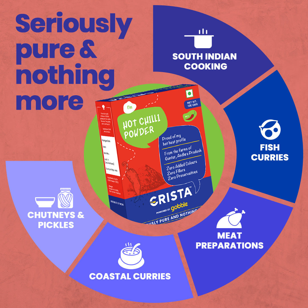 CRISTA Hot Chilli Powder