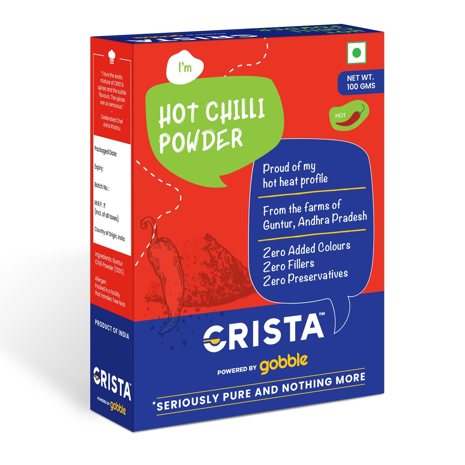 CRISTA Hot Chilli Powder