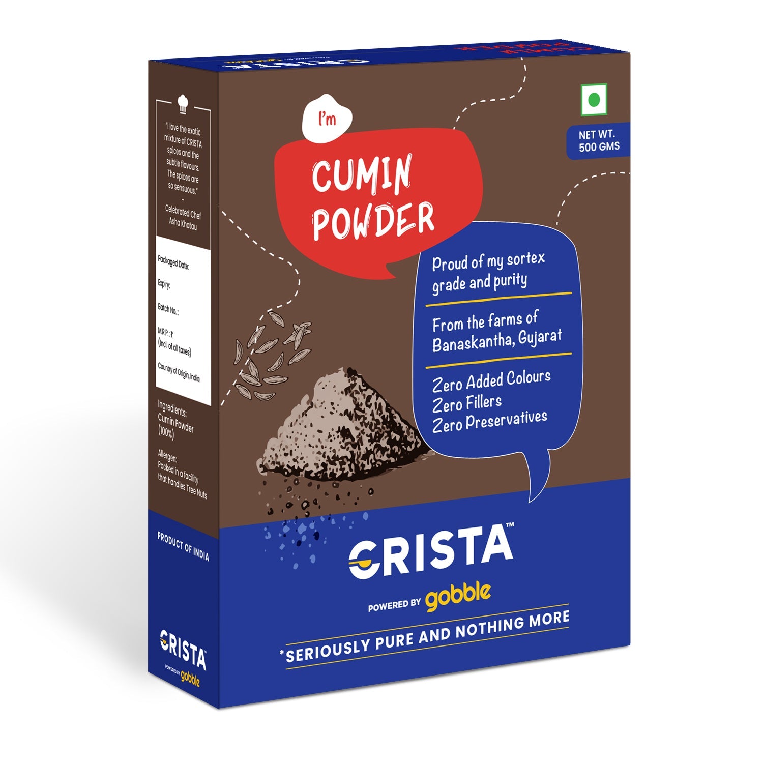 CRISTA Cumin Powder 100 gms