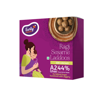 Ragi Sesame A2 Ghee Laddoos