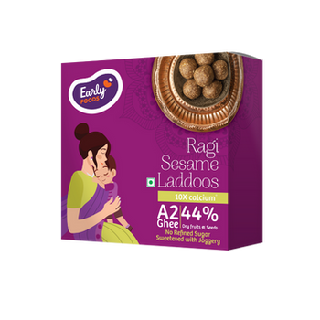 Ragi Sesame A2 Ghee Laddoos