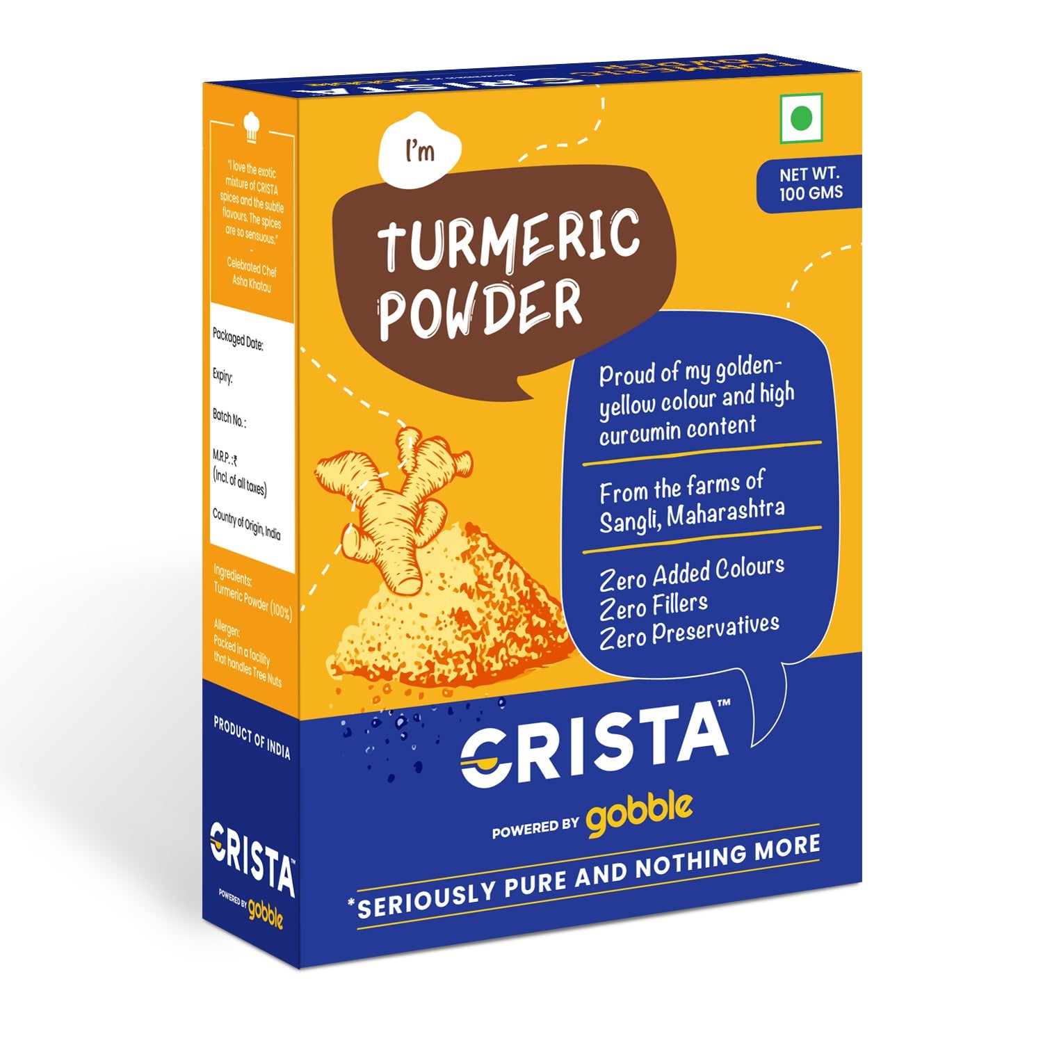 CRISTA Turmeric Powder 100 gms