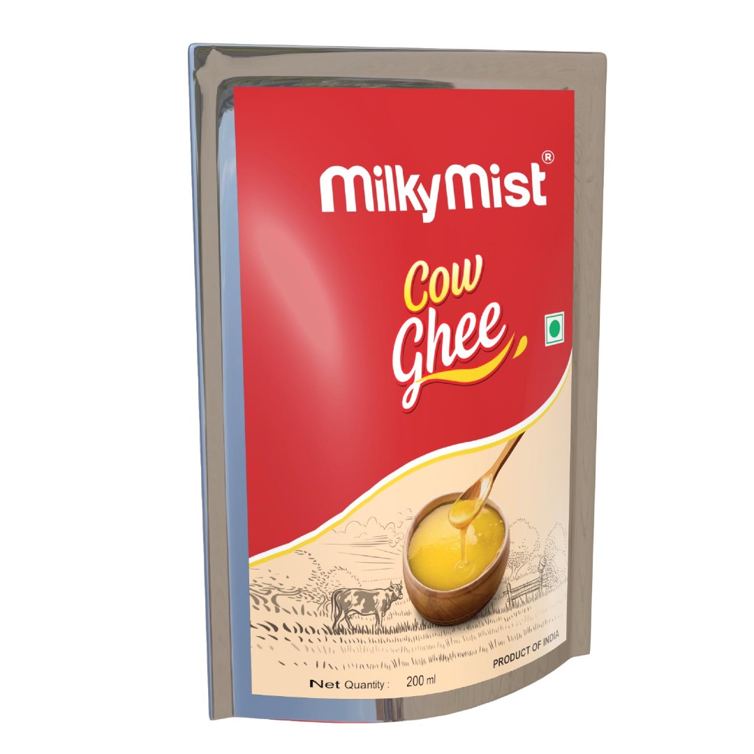 Milky Mist Cow Ghee Pouch - 200 gms