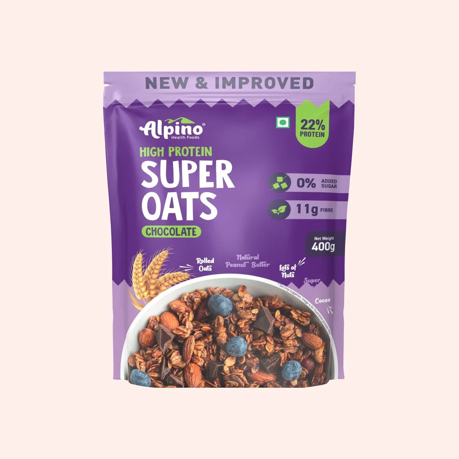 High Protein Super Rolled Oats Chocolate