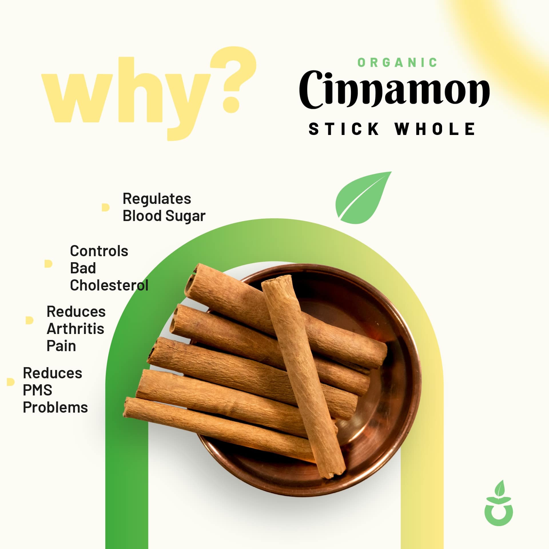 Pure Organio Organic Dalchini (Cinnamon Stick)