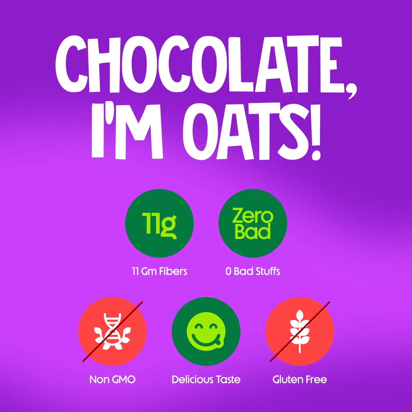 High Protein Super Rolled Oats Chocolate