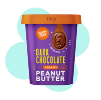 Creamy Dark Chocolate Peanut Butter with Probiotics 1kg