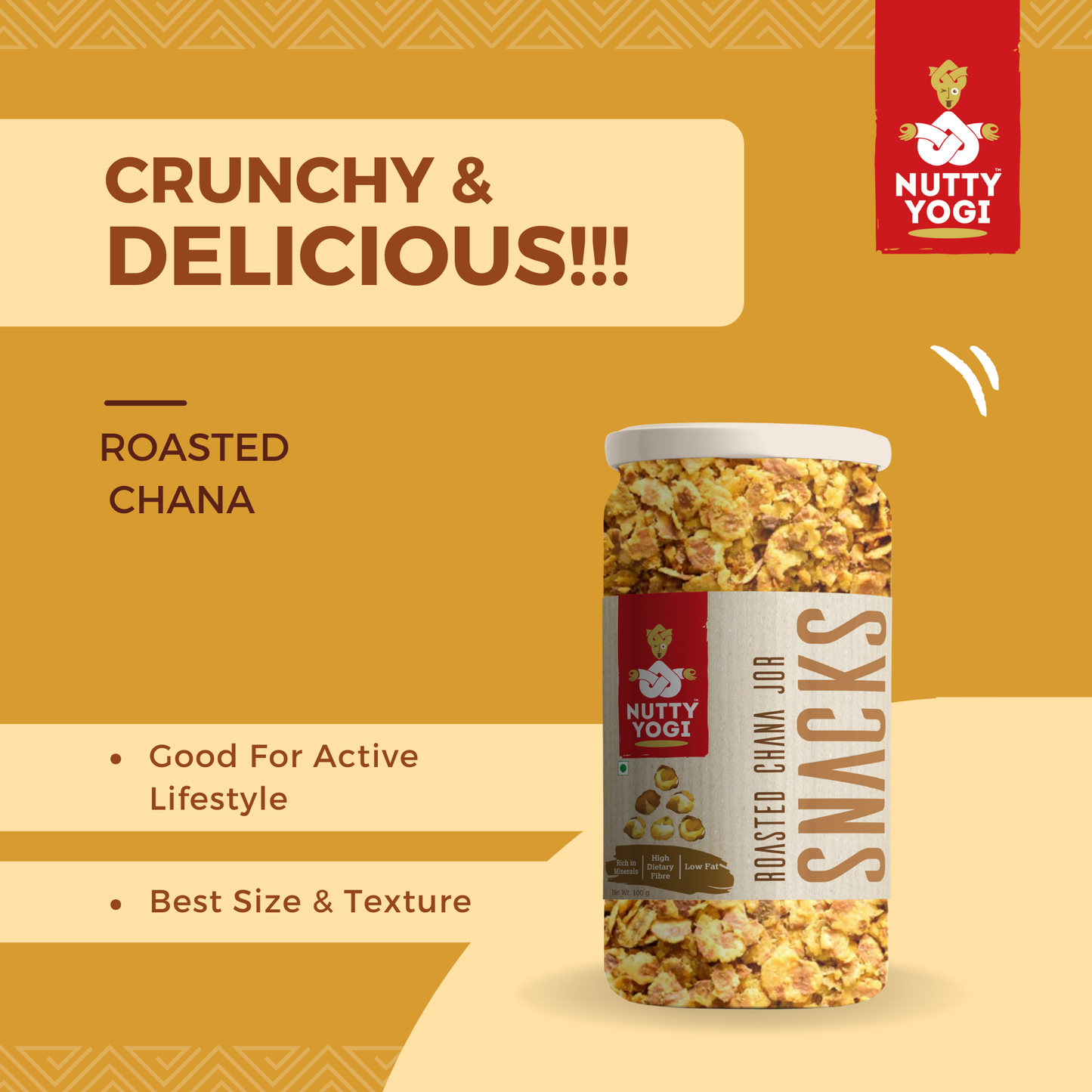 Nutty Yogi Roasted Chana Jor