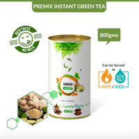 Ginger Flavored Instant Green Tea