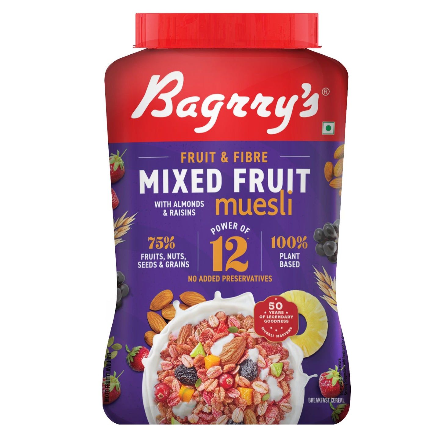 Fruit & Fibre Muesli Mixed Fruit with Almonds & Raisins