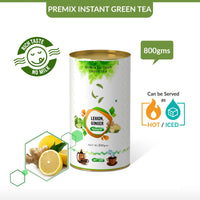 Lemon Ginger Flavored Instant Green Tea