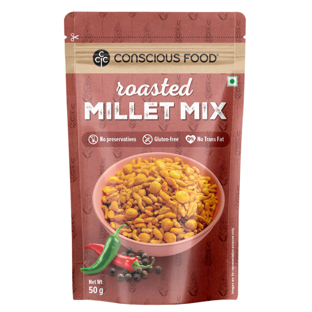 Roasted millet mix