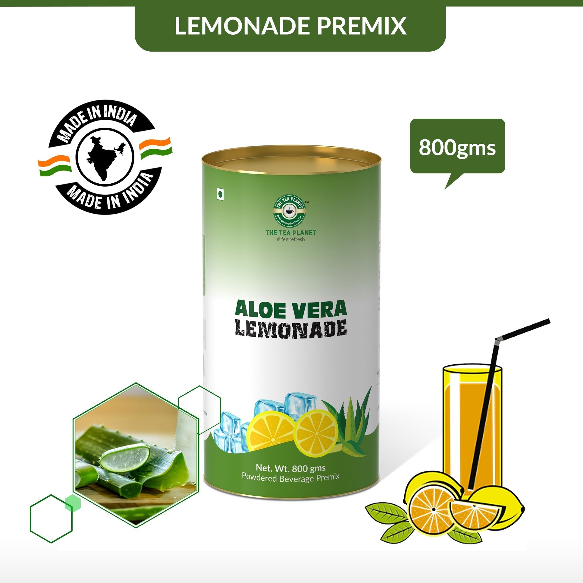 The Tea Planet Aloe Vera Lemonade Premix - 800 gms