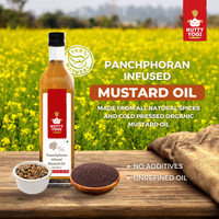 Nutty Yogi Panchphoran Infused Mustard Oil 500ml