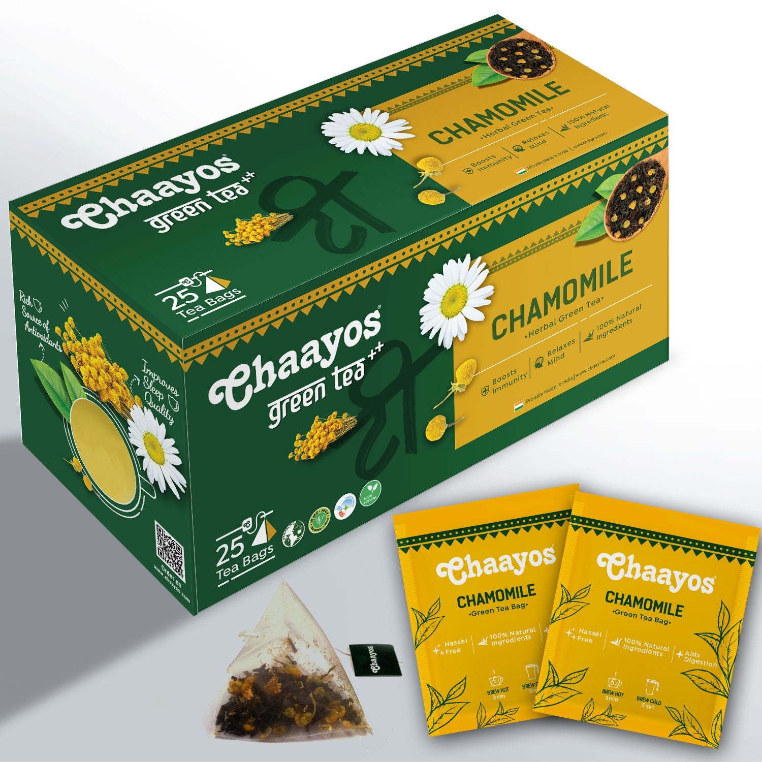 Chamomile Green Tea Bags