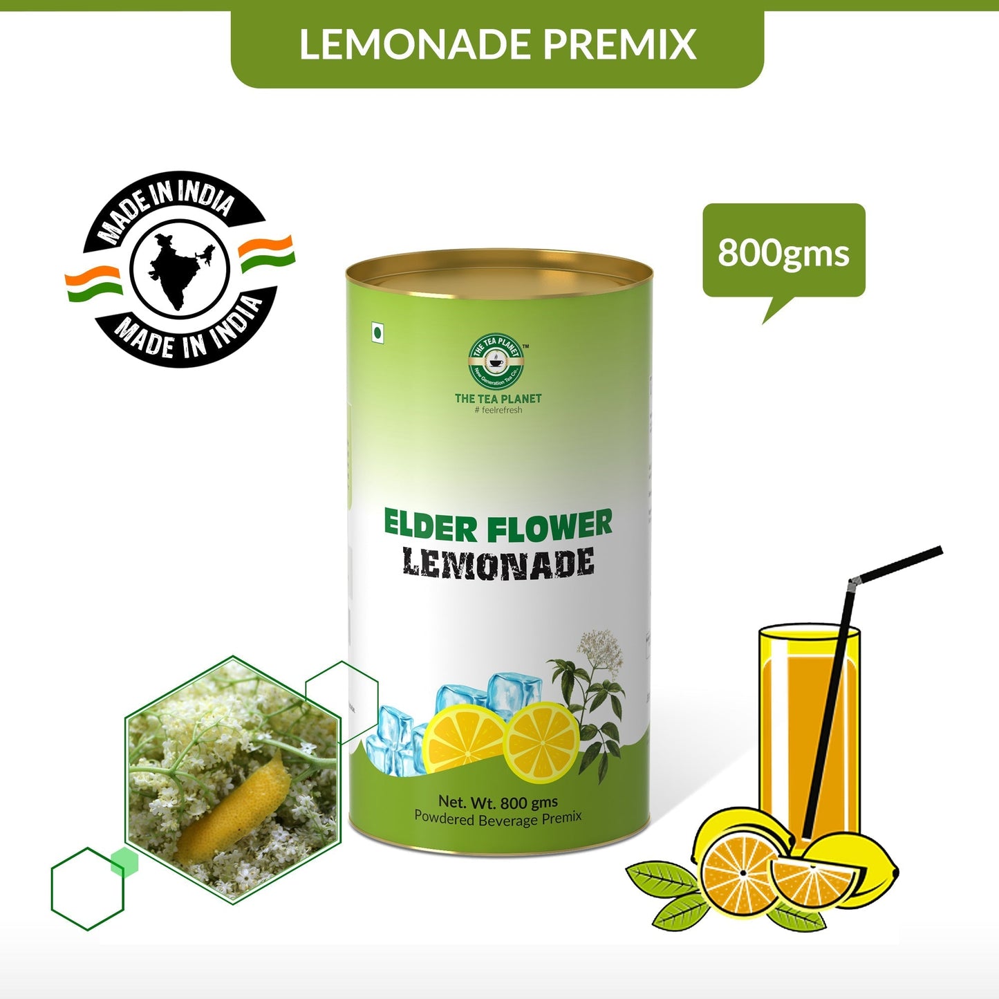 Elder Flower Lemonade Premix - 800 gms