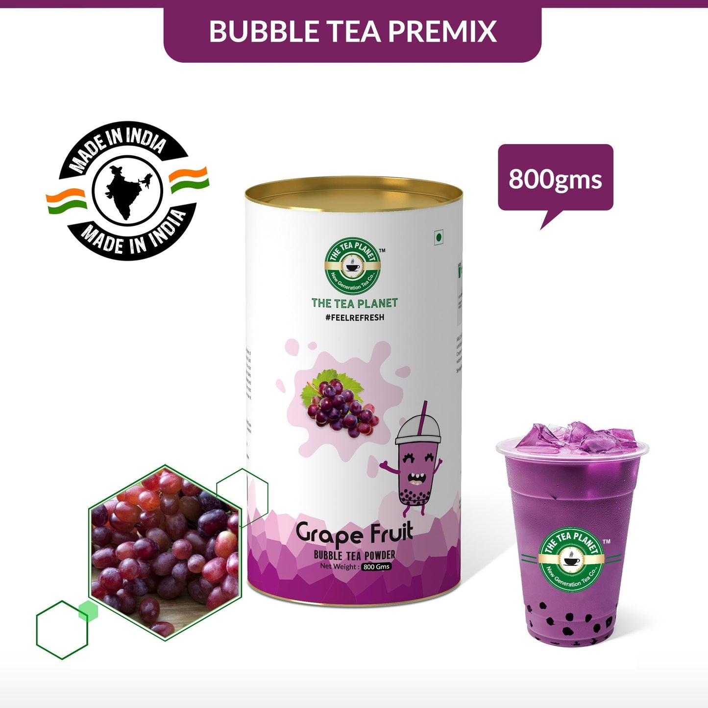 Grapefruit Bubble Tea Premix